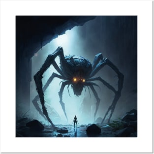 giant spider Posters and Art